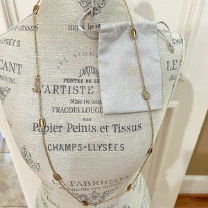 Kendra Scott Franklin Rose Gold Long Necklace